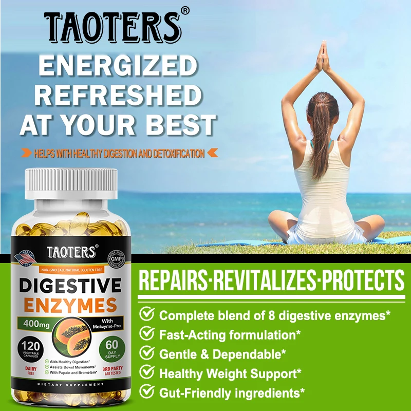 Digestive Enzymes - Aids in Bo - Meal Prep Co ulasan dan harga