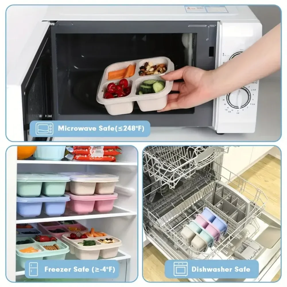 4 Grid Snack Box for Kids and  - Meal Prep Meal Ideas ulasan dan harga